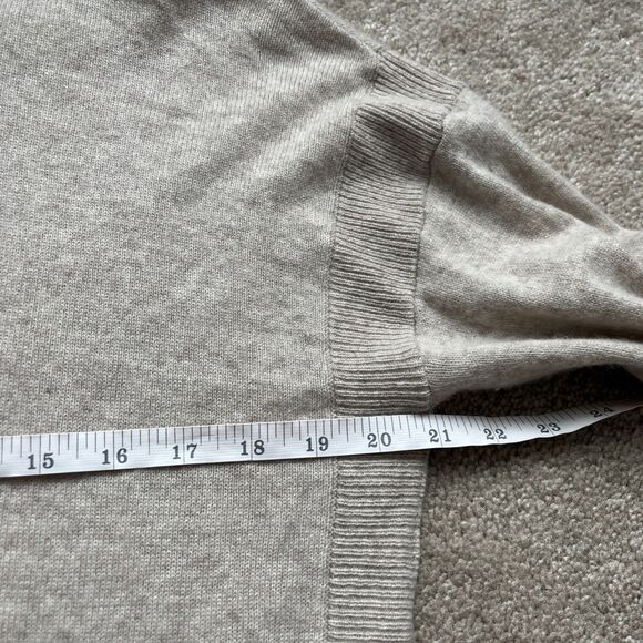 Antonio Melani Turtleneck Sweater Women Medium Cashmere Tan Oversized Luxury - Picture 6 of 7